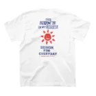 Design For Everydayのアンブレラ（傘）～happy rainy day～ スタンダードTシャツの裏面