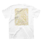 drugのTopographic map Regular Fit T-Shirtの裏面