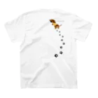 10’s HeavenのFollowing Me?【Sシェイデッドレッド/BOY】 スタンダードTシャツの裏面