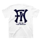 FUME WORKERSのFW （Navy Logo） スタンダードTシャツの裏面