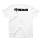 MR,BRAINオフィシャルグッズのロゴTシャツ 티셔츠の裏面