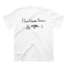 ひまわり。の素数定理 Regular Fit T-Shirtの裏面