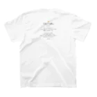 にしやま み〜たろうのさまよう鉢植え Regular Fit T-Shirtの裏面