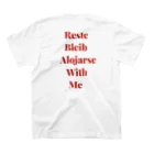 she_2001yのstay with me 私と一緒にいてよ スタンダードTシャツの裏面