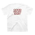 GOOD NIGHT BABYのGOOD NIGHT BABY logo tee スタンダードTシャツの裏面