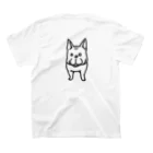 ティシュー山田の犬、ブル スタンダードTシャツの裏面