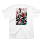 SHNTRのNOSTALGIC RED ROSES  スタンダードTシャツの裏面