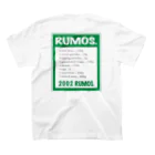 RUMOS.のRUMOS.バックプリントT スタンダードTシャツの裏面