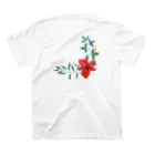 volcoのFlower スタンダードTシャツの裏面