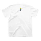 サインズシュウのグッズショップの自家用Tシャツ白文字 スタンダードTシャツの裏面