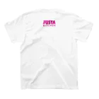 ジャスタキッチンのニヤッとピーナツ娘（ピンク） スタンダードTシャツの裏面