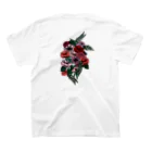 BITCHBITCHEDBITCHESのBITCH BITCHED BITCHES ROSE AND FLOWER スタンダードTシャツの裏面