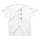 CHA_CHA_のFU-SU-HA-【WHITE】 スタンダードTシャツの裏面