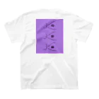 CHA_CHA_のFU-SU-HA-【PURPLE】 Regular Fit T-Shirtの裏面