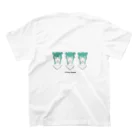 Cherry Cheeks（@Cc)のGReeeeNな女の子 Regular Fit T-Shirtの裏面