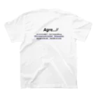 Agre...//のAgre...//　lovesick Regular Fit T-Shirtの裏面