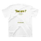 NEVER JUDGE BY LOOKS！のYou are スタンダードTシャツの裏面