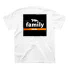 BIG FACE BOYのfamily スタンダードTシャツの裏面