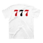 日本人の777 スタンダードTシャツの裏面