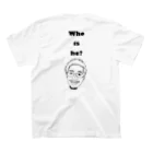 MorrissのWho is he? スタンダードTシャツの裏面