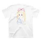 ひなた@可愛い補給のびっくりスター少女 スタンダードTシャツの裏面