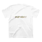 KEIHAMMのビックリ popo boy スタンダードTシャツの裏面