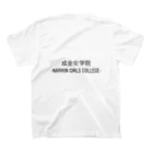 eins001の成金女学院Tシャツ スタンダードTシャツの裏面