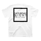 SATURDAY_NIGHTのウサギ背中 スタンダードTシャツの裏面