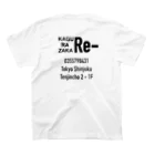 TMONSTER GAMESのRe-1st Regular Fit T-Shirtの裏面