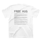 chichi1123のFree Hug カンガルー Regular Fit T-Shirtの裏面