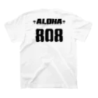 ハワイスタイルクラブの〔Back Print〕 Team ALOHA 808 Regular Fit T-Shirtの裏面