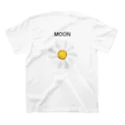 ohanachanのMOON お花Tシャツ背面ver スタンダードTシャツの裏面