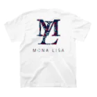 Elvis-MersonのMONALISA✖️GUCCCCI スタンダードTシャツの裏面