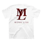 Elvis-MersonのMONALISA✖️LOUIS スタンダードTシャツの裏面