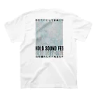 HOLD SOUND FESの「音楽とは」 りらくまver T-shirt Regular Fit T-Shirtの裏面