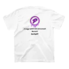 playfulのfucking purple rabbit スタンダードTシャツの裏面