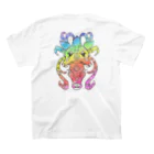 せきね まりのの(ウラ)レインボーしかさん🦌🌈 スタンダードTシャツの裏面