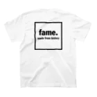 fame.のかさら スタンダードTシャツの裏面