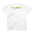 HaveーFun 嘉のHaveーFun点絵図案１ スタンダードTシャツの裏面