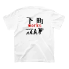 下町worksの下町evo:バックプリント スタンダードTシャツの裏面