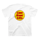 zoku_lightの‘Live your Life’ Season 2. スタンダードTシャツの裏面