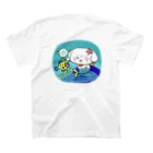 みみぴいのまめだいふくともなかTシャツ（人魚） スタンダードTシャツの裏面