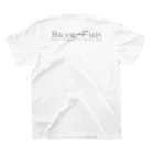 HaveーFun 嘉のHave-Fun  点絵図案２ スタンダードTシャツの裏面