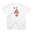 HIRINGのEyes on Heart スタンダードTシャツの裏面