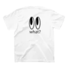 ﾟ･*.✿ 𓆉Nisssy𓆉 ✿.*･ﾟのwhat? シリーズ!!! Regular Fit T-Shirtの裏面