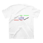 LITE【ﾗｲﾄ】のLITEくんのグッズ スタンダードTシャツの裏面