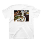 マ・のきみと食べ物。 スタンダードTシャツの裏面