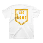 worlding_wearのAHO beer スタンダードTシャツの裏面