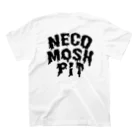 NECOMOSHPITの唐揚げ食べてる人Tシャツ（BP） スタンダードTシャツの裏面