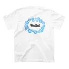 gabrielaのBlue Hibiscus 🌺  スタンダードTシャツの裏面